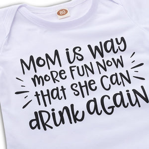 Mom Can Drink Again Onesie