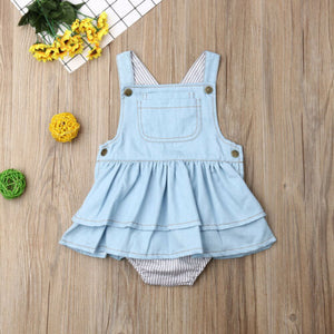 Olivia Overall Romper