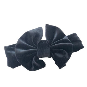 Velvet Bow Headband