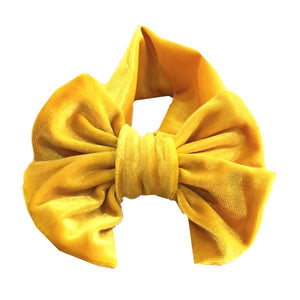 Velvet Bow Headband