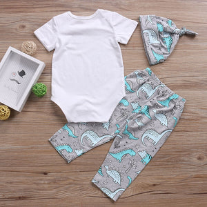 Raawr Dinosaur Romper Pants Outfit